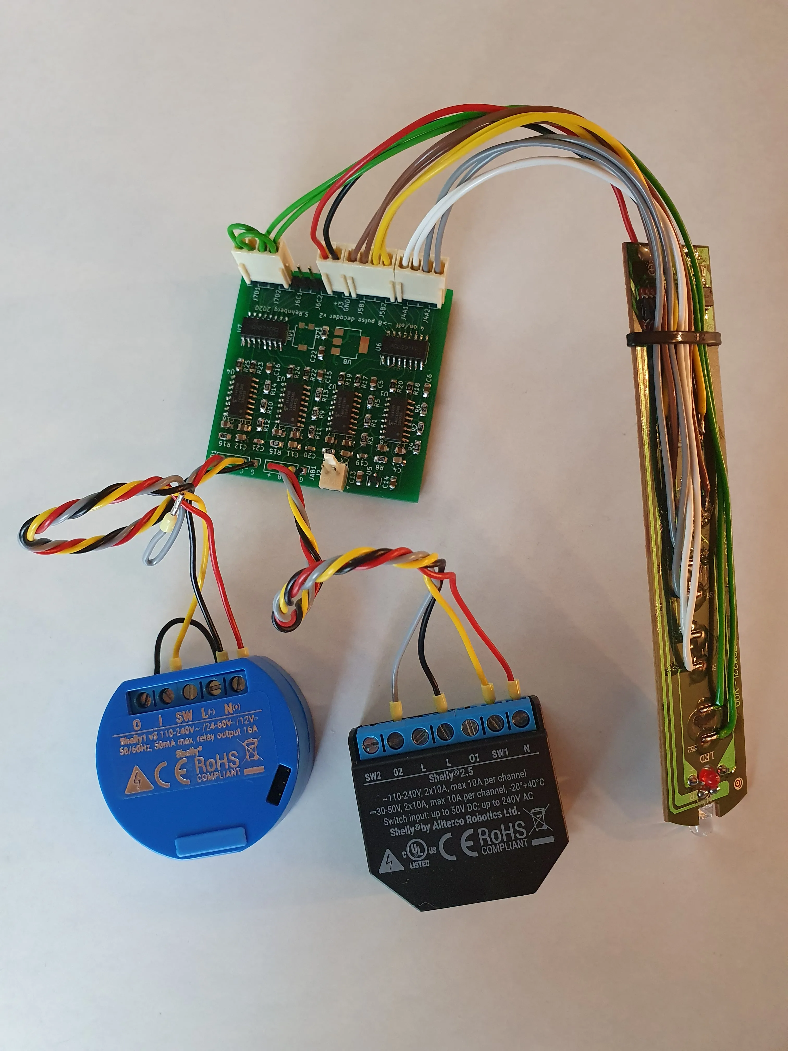 Shelly WiFi control of a Westinghouse ceiling fan